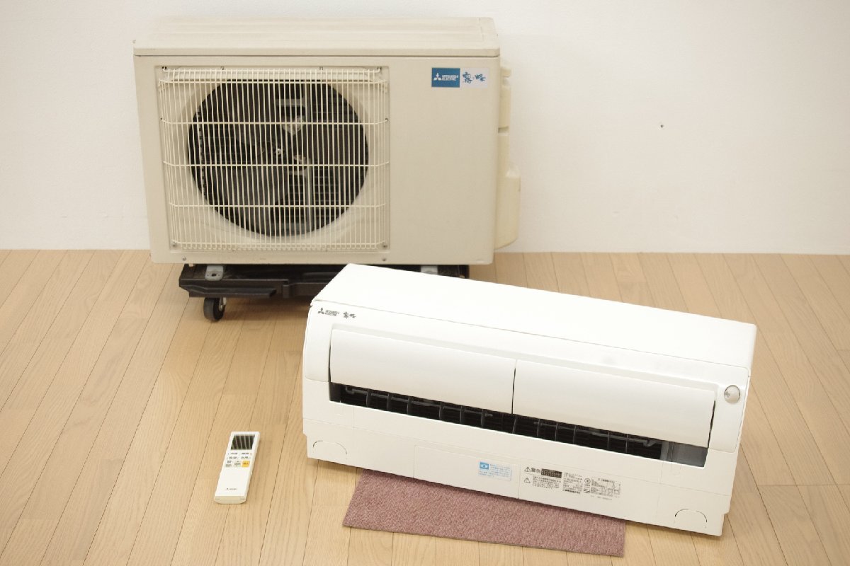 三菱電機 MITSUBISHI ルームエアコン 霧ヶ峰 MSZ-BXV4018S-W 4.0kw 主に14畳用 2018年製 単相200V BXVシリーズ